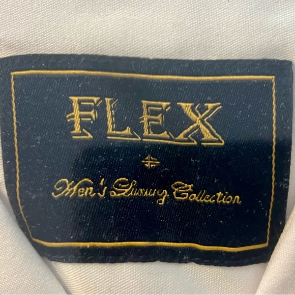 J.VER Men’s White Dress Shirt Medium – Flex Men’s Luxury Collection NWT - Picture 3 of 3